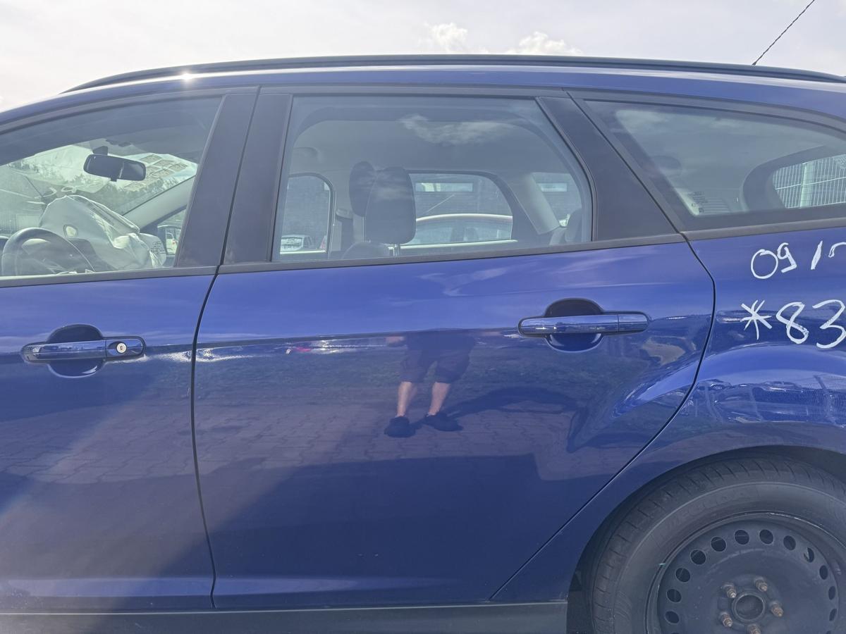 Ford Focus 3 original T&uuml;r hinten links Indic Blau Kombi Rohbau Bj.2014